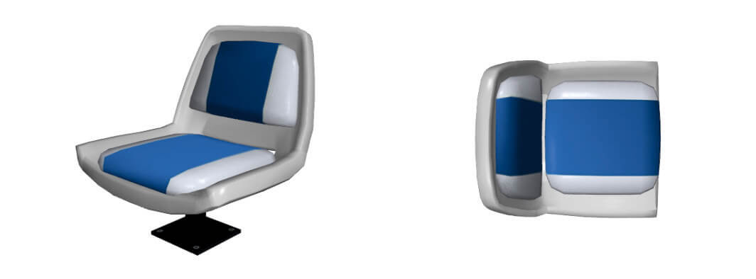 Крісло пластикове поворотне